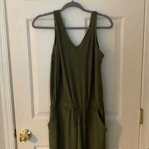 Forest green romper